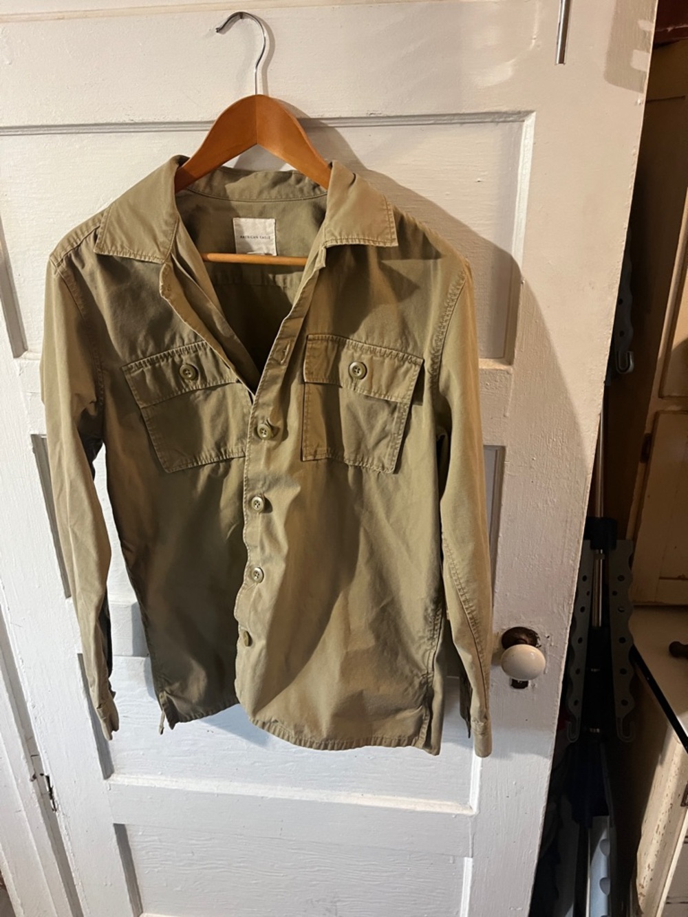 American Eagle Outfitters tan Utility Field Jacket